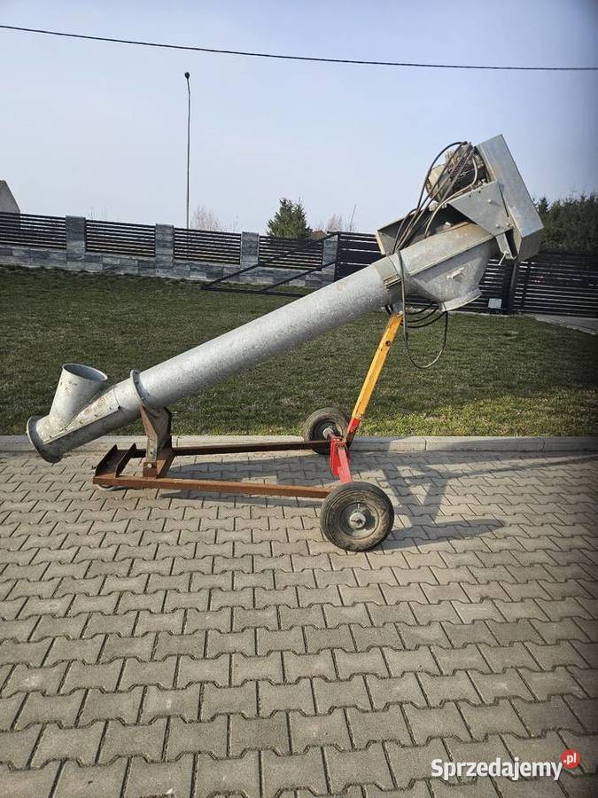 Przenosnik slimakowy U 250 200 3m z wózkiem Pleszew