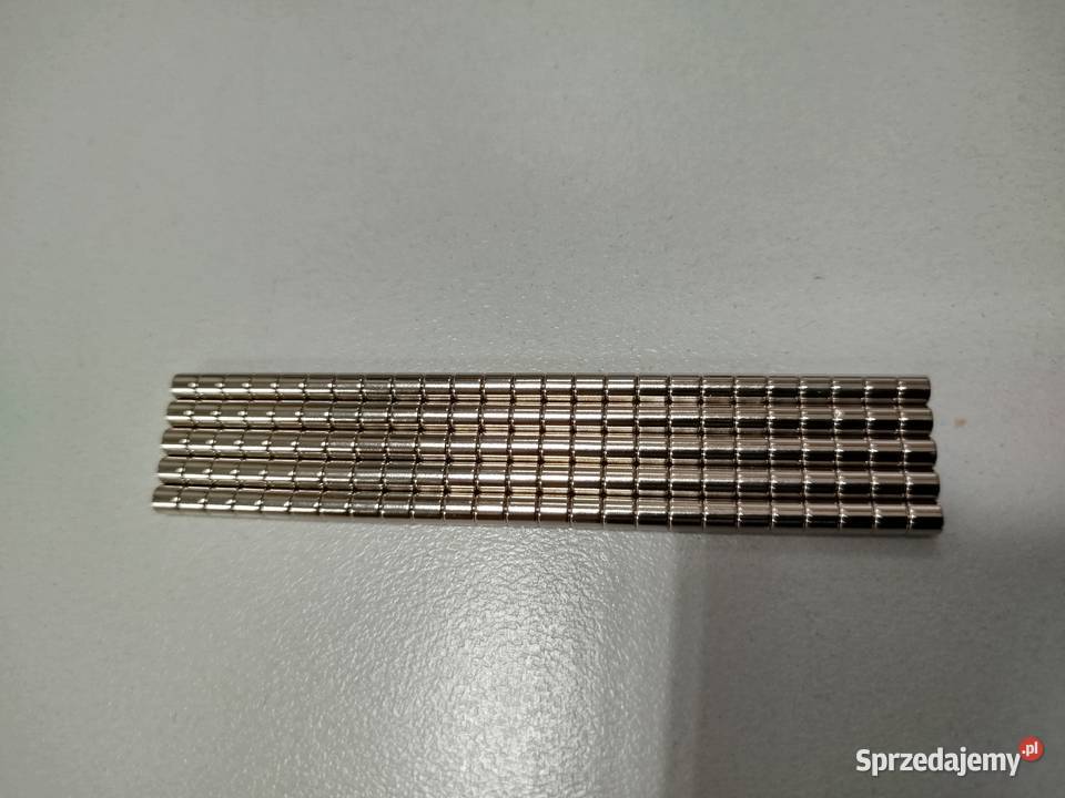 Magnesy neodymowe 4x4 mm N38 6000 sztuk Produkcja Żurawica