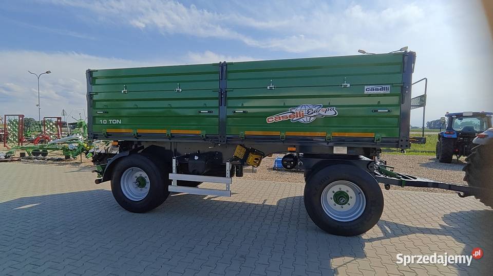 Przyczepa rolnicza 10 ton Caselli mocna i Rząśno