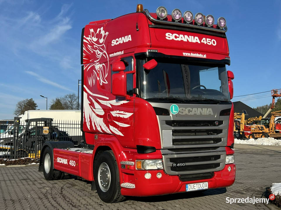 Scania R 450 Topline E6 4x2 Retarder Klima centralny zamek Widełki