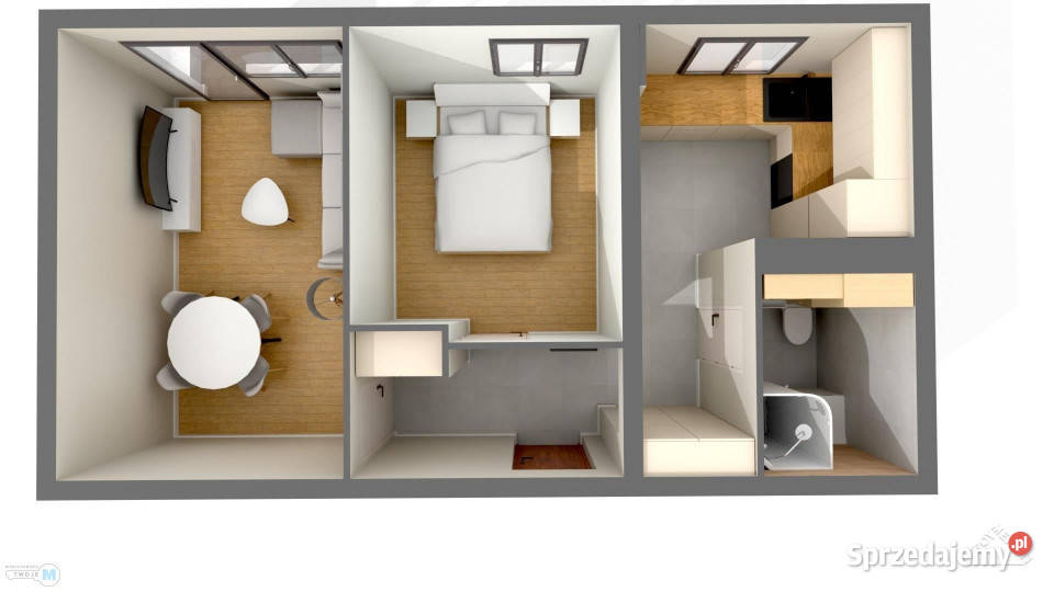 sprzedaży mieszkania Kielce 37m2 2 pokoje