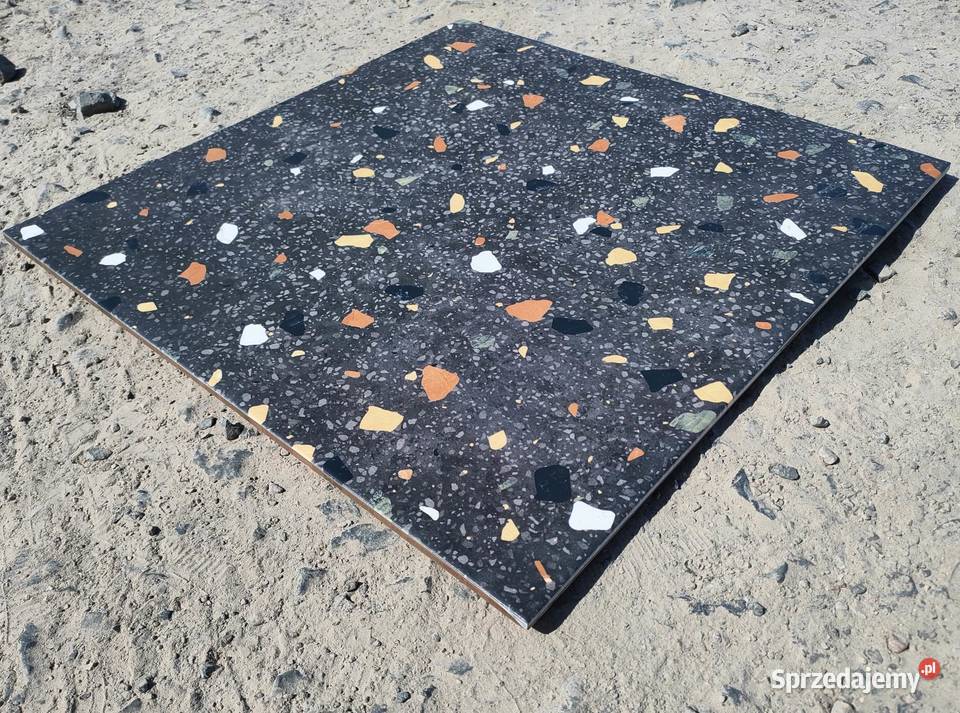 Płytki gresowe lastryko GALACTIC BLACK 60x60 Dom i Ogród Milanówek