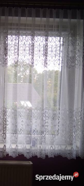 Duża firanka 620 x 160 m żakard Pszów