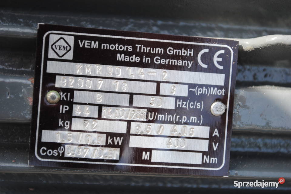 Silnik elektryczny dwubiegowy 1519kw Kargowa sprzedam