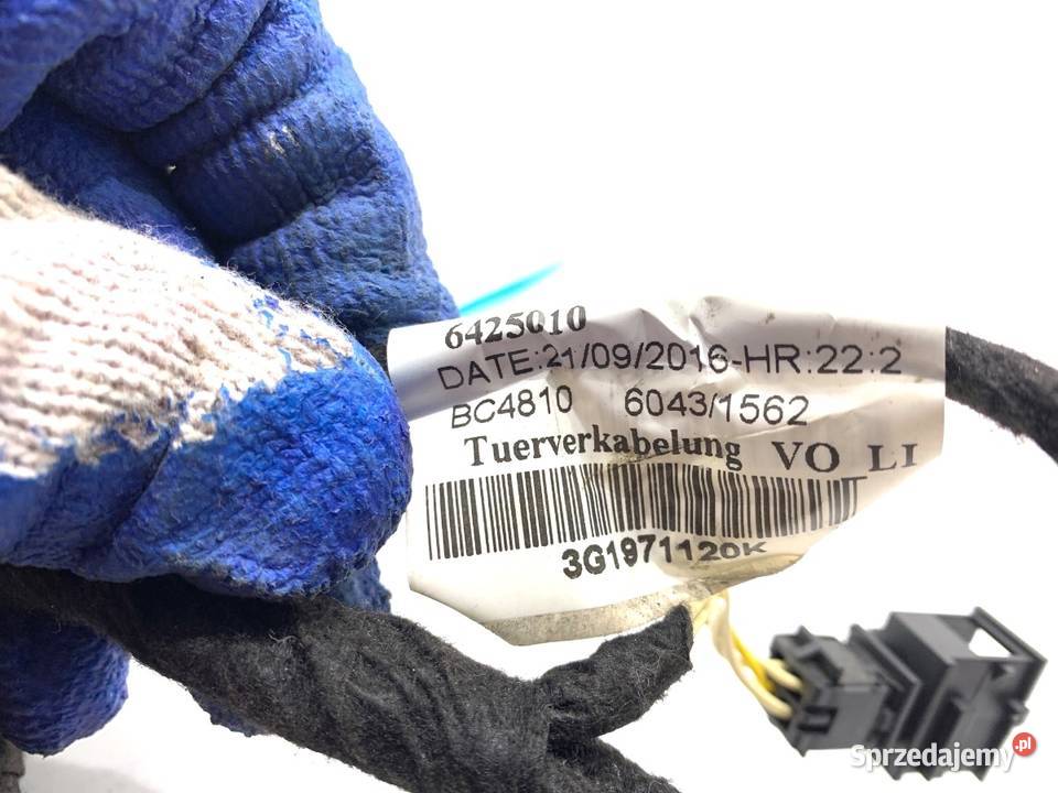 WIĄZKA DRZWI PRZÓD LEWY VW PASSAT B8 3G1971120K