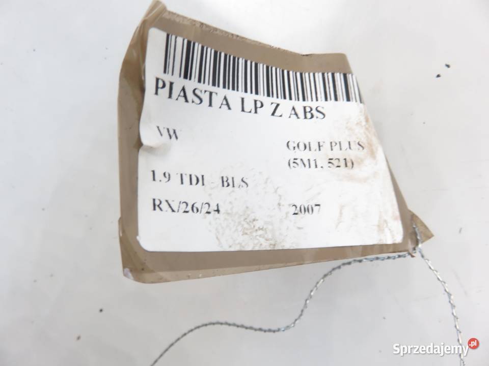 ZWROTNICA PIASTA PRZEDNIA LEWA VW GOLF PLUS 19 osobowe Motoryzacja sprzedam