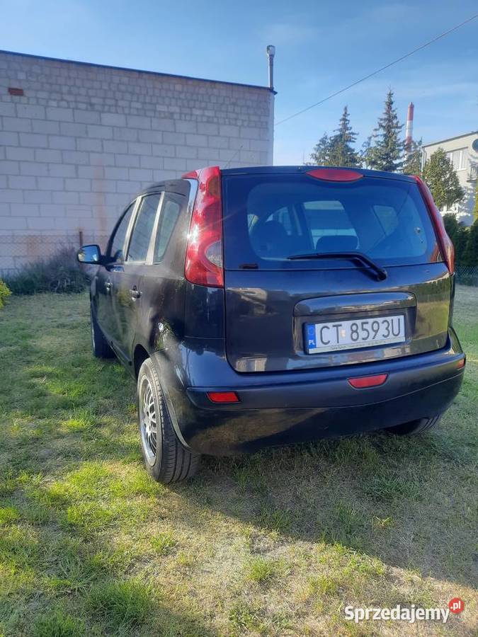 Zadbany Nissan Note 14 ben wielofunkcyjna kierownica Toruń