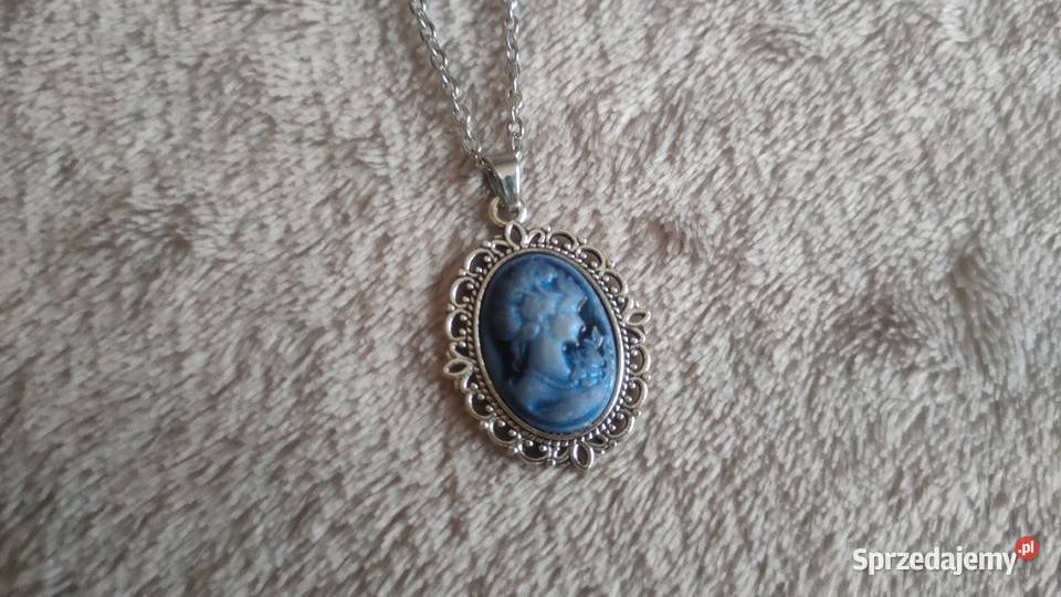 Wisior wisiorek naszyjnik kamea kobieta Tarnowskie Góry