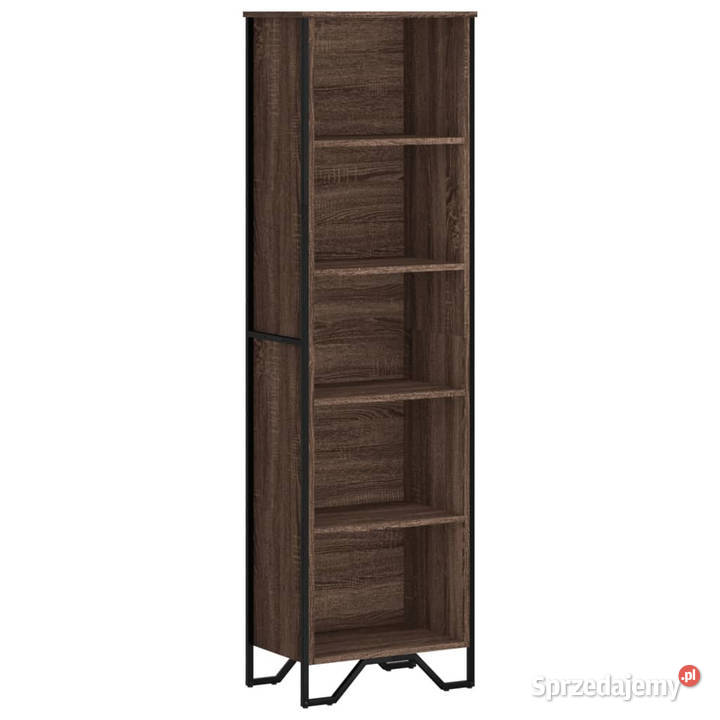 Regał brązowy dąb 50x31x169 materiał mazowieckie Warszawa