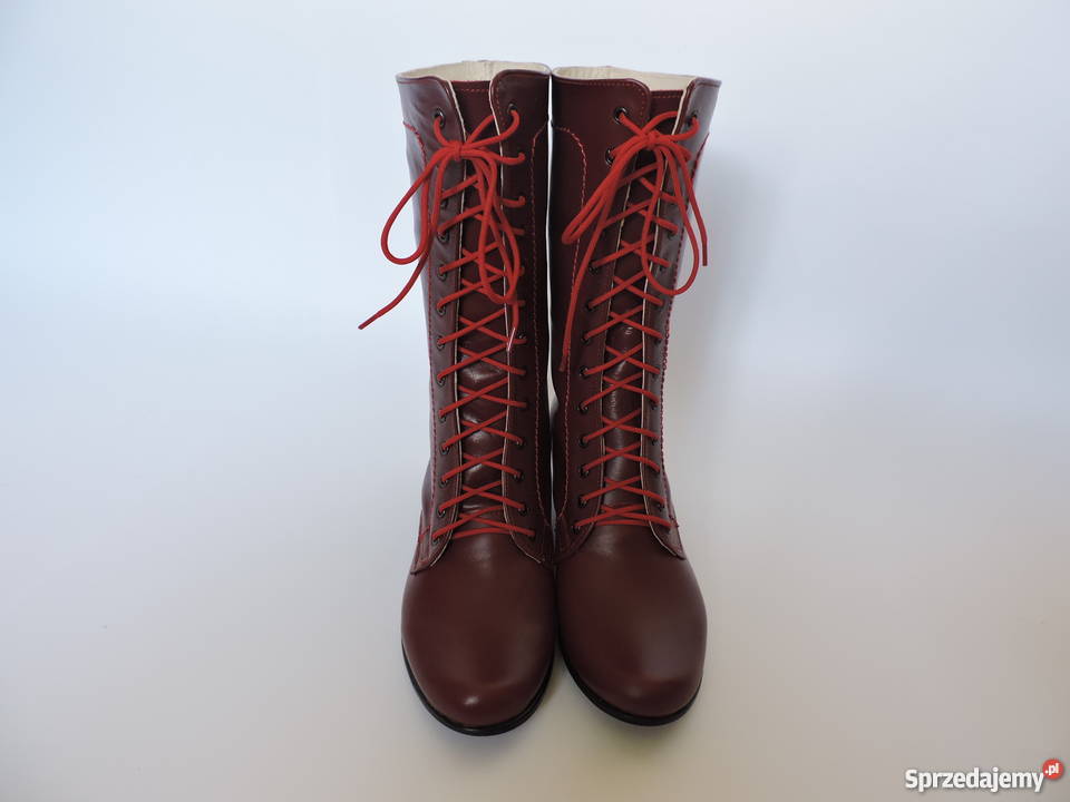 Obuwie skórzane obcas 5 bez zamka Wadowice sprzedam