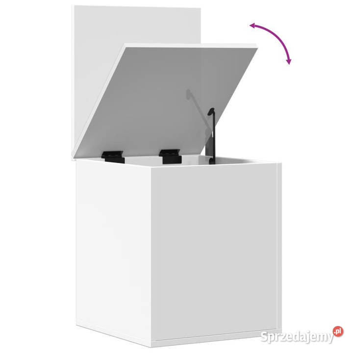 Skrzynia biała 40x42x46 materiał drewnopochodny Warszawa sprzedam
