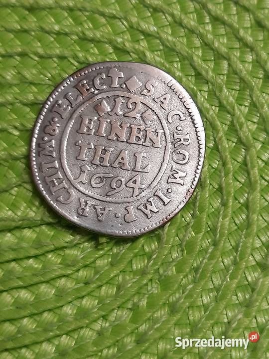 moneta srebrna BrunszwikWolfenbuttel z 1694r Łomża