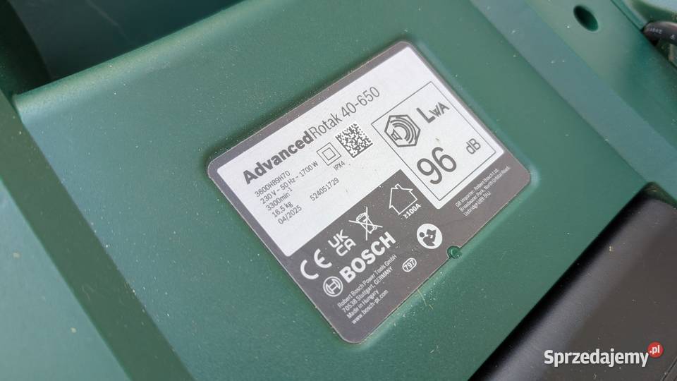 Kosiarka elektryczna Bosch AdvancedRotak 40650 Jadowniki sprzedam