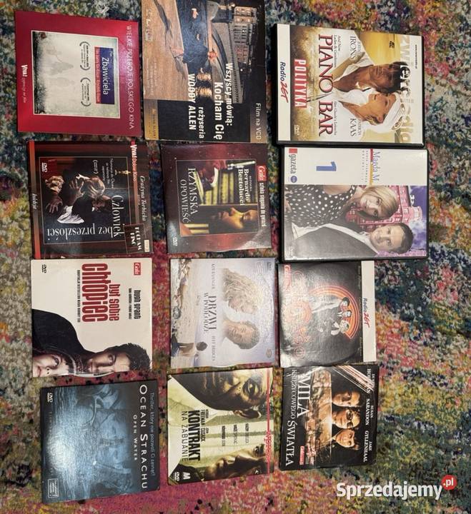 Kolekcja 74 płyt DVD z filmami Kalisz