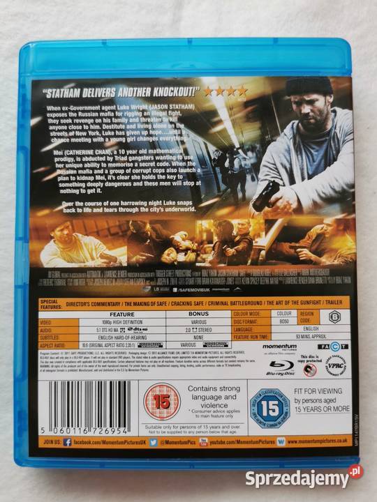 Safe Protektor Bluray En 2013 Jason Statham