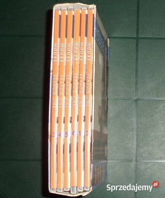 6x DVD doktor dr House season one sezon 1