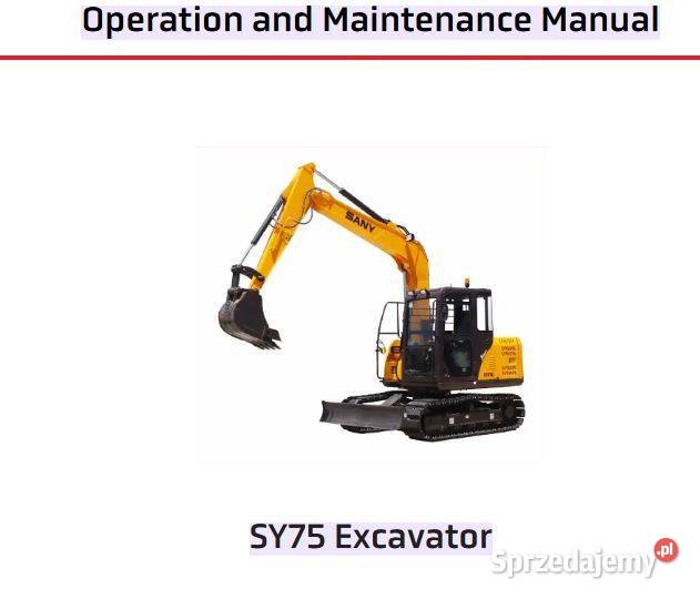 Sany SY75 SY115C9 135C 155H SY195C9 SY205 SY215 Kielce sprzedam
