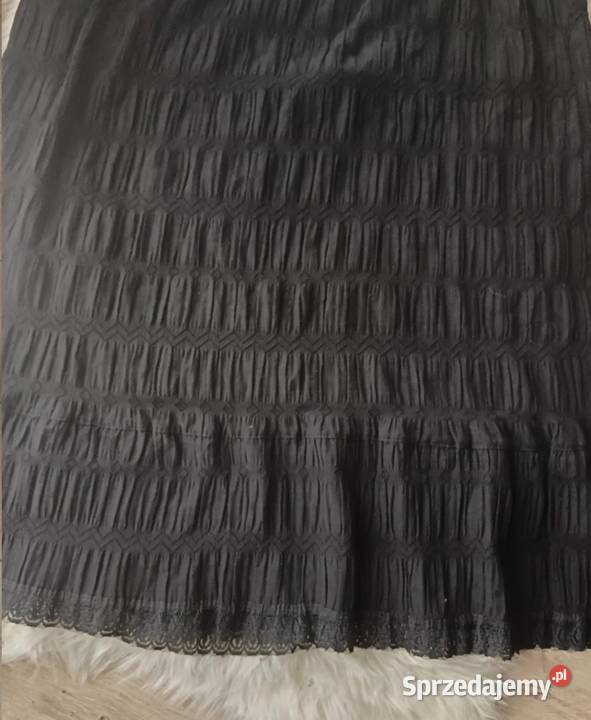 Spódnica długa czarna rozkloszowana 2YK oversize sprzedam