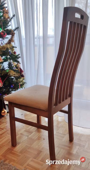 Komplet 4 krzeseł drewnianych mazowieckie