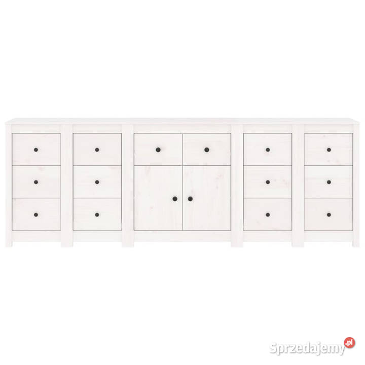 Szafka biała 230x35x80 lite drewno sosnowe Warszawa