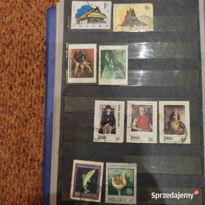 Znaczek znaczki pocztowe klaser kolekcja Kościan sprzedam
