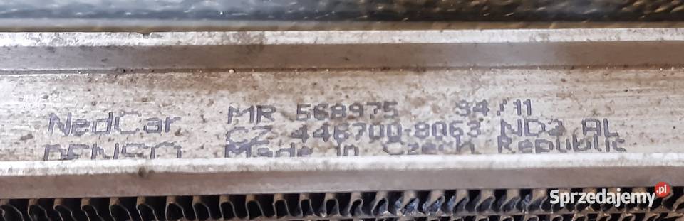 CHŁODNICA KLIMATYZACJI MITSUBISHI COLT VI Z30 dolnośląskie Mielęcin