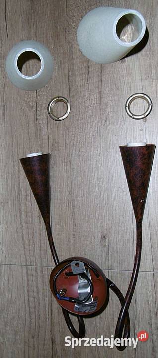 Kinkiet na ścianę 2 x E 14 ITALY włoski Ostrów Wielkopolski sprzedam