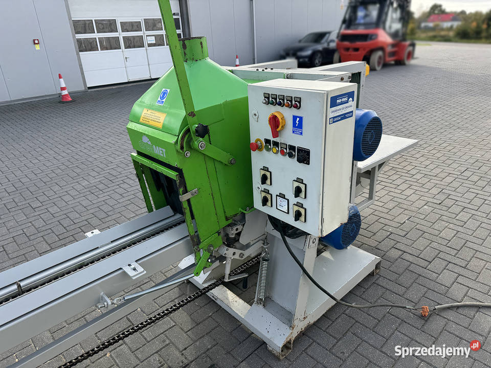 Trak tarczowy do cięcia pryzm i desek z kłód Sierakowska Huta