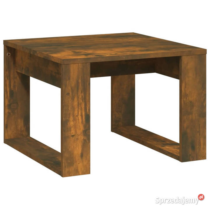 Stolik boczny przydymiony dąb 50x50x35 WM825825 Warszawa