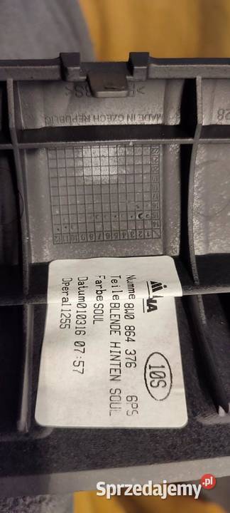 AUDI A4 B9 OSŁONA TUNELU 8W0864376