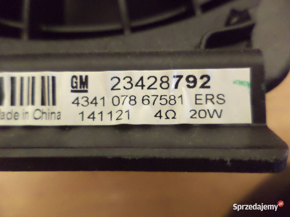 OPEL ASTRA J 2016 GTC GLOSNIK TYL 23428792 trójdrożne Turek