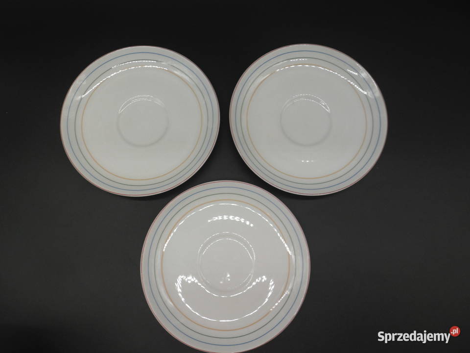 Talerzyki podstawki 3 ARZBERG Porcelana i szkło Raszków