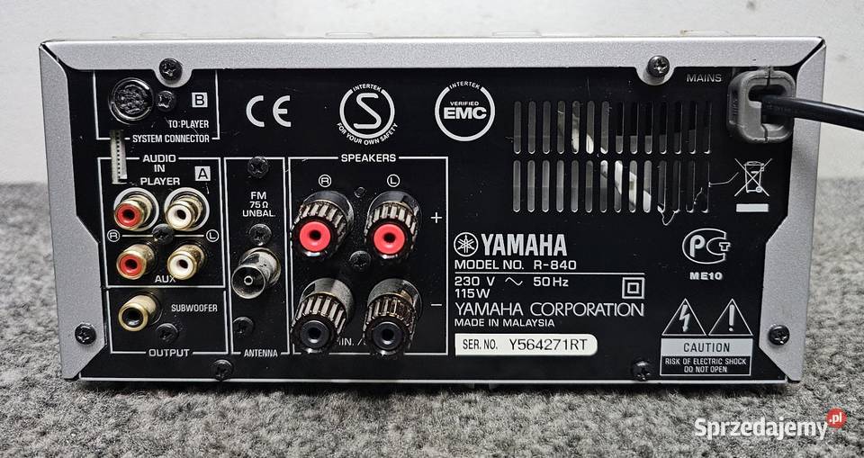 Yamaha PianoCraft R840 MCR840 SILVER Kraków
