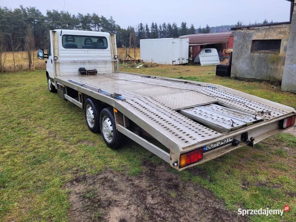 Peugeot boxer 28hdi 130 auto laweta 3 osie sprzedam