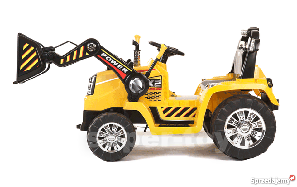 NAJMOCNIEJSZY TRAKTOR Z ŁYŻKĄ I PILOTEM 12V TRZY Pojazdy elektryczne i spalinowe Toruń sprzedam
