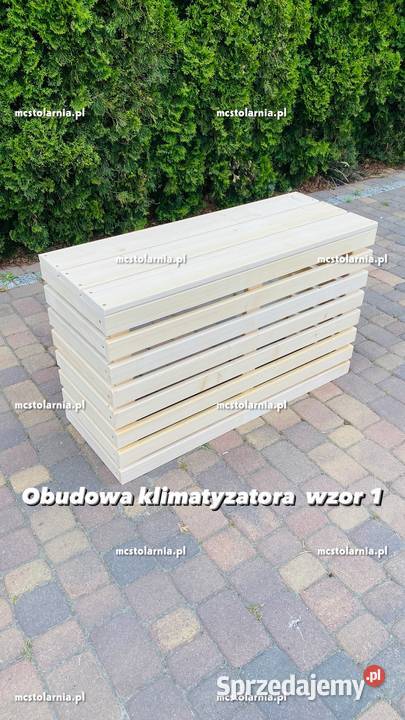 Donica z pergolą płot lamelowy lamele doniczka Warszawa