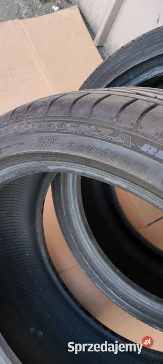 Opony letnie Bridgestone 22540 R 18 wielkopolskie Środa Wielkopolska