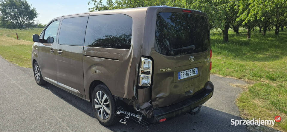 Toyota ProAce Long nawiewy 150 Bogata wersja uszkodzony Pleszew