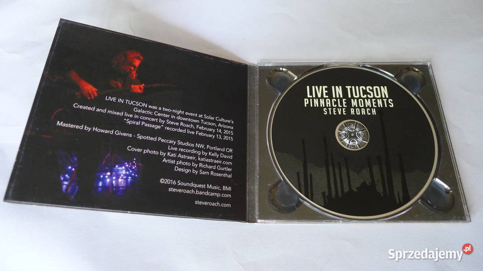STEVE ROACH Live in Tucson Pinnacle Moments CD Radom