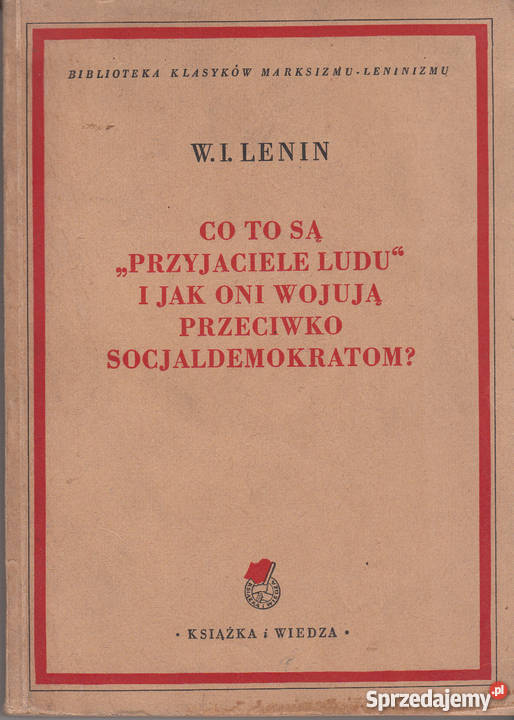 01017 CO TO SĄ PRZYJACIELE LUDU I ONI WOJUJĄ Czyrna