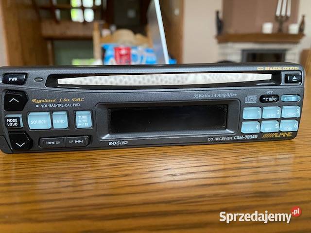 Panel radia Alpine CDM7834R osobowe Sprzęt audio fabryczny Pełkinie