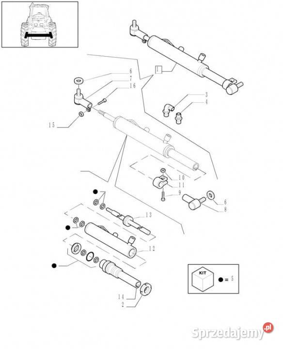 Holland T6010 Bęben 82037179 Pozostałe Jastrzębniki