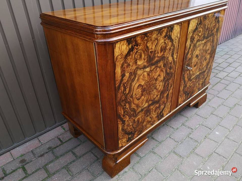 Komoda Pomocnik ARTDECO Orzech Stara Antyk Swarzędz