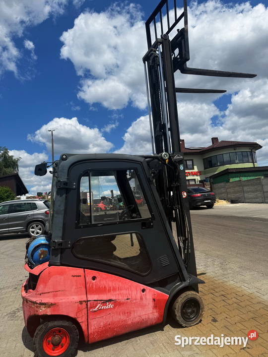 wózek widłowy LINDE H16T LPG 1600 315m kabina Linde