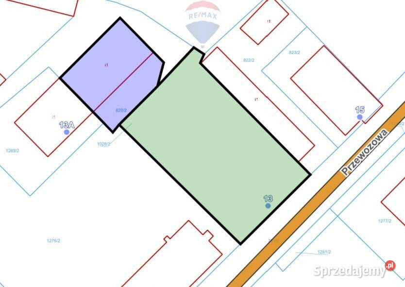 Działka inwestycyjna z budynkiem 1742 m Sprzedaż Rybnik