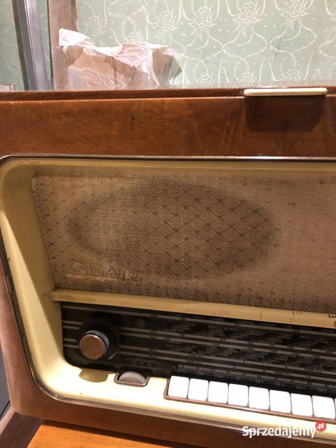 zabytkowe radio lampowe Symfonia 6283 Gliwice