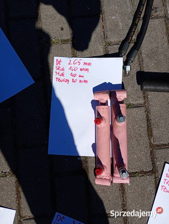 Siłowniki hydrauliczne dwustronnego działania dł Turkowice