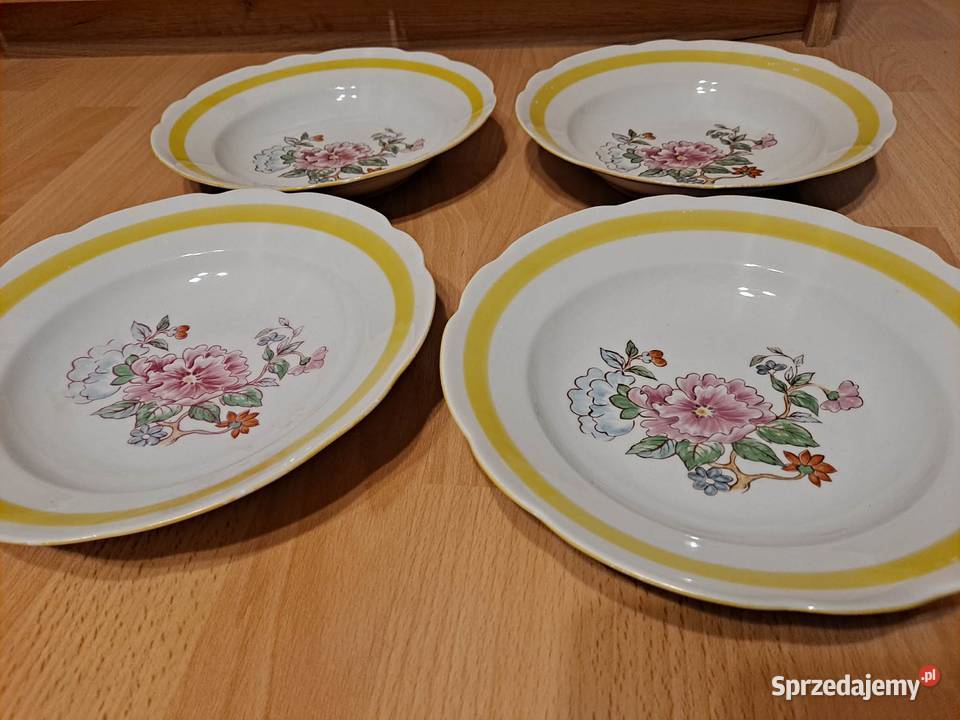 Ćmielów MARIEL lata 70 talerze małopolskie Kraków