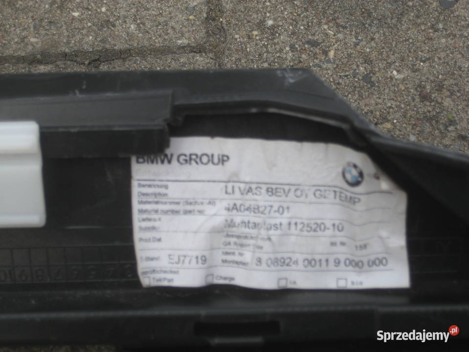 bmw 7 g70 i7 listwa progowa lewa chrom 4a04827 wielkopolskie Rakoniewice
