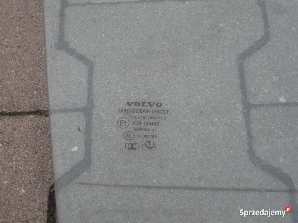 volvo s80 9806r szyba drzwi tył prawa podwójna Rakoniewice